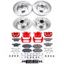 PowerStop KC7574 - Power Stop 16-21 Honda Civic Front and Rear Z23 Evolution Kit w/Calipers