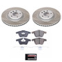 PowerStop SC5430 - Power Stop 05-11 Volvo V50 Front Semi-Coated Rotor Kit