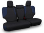 PRP Seats B067-06 - Rear Bench Cover for 2011-2024 Toyota 4Runner 5-seat model Black and Navy Blue