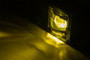 Rough Country 70907A - 2 Inch Black Series LED Light Pods - SAE Fog - Yellow