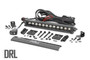 Rough Country 70712BLDRLA - 12 Inch Black Series LED Light Bar - Single Row - Amber DRL