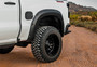 Rough Country F-C12211-G9K - Pocket Fender Flares - G9K Satin Steel - Chevy Silverado 1500 2WD/4WD (22-24)