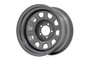 Rough Country RC158545G - Steel Wheel - Gray - 15x8 - 5x4.5 - 3.30 Bore -19
