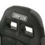 Simpson Safety S104-305-2 - Simpson Racing Vortex II Off-Road Suspension Seats Black/Charcoal PAIR