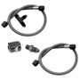 Snow Performance SNO-40045-BRD - Water Quad Nozzle Stainless Steel Braided Line Upgrade