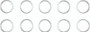 TwinPower 043206 - Twin Power 84-Up Evo BT and XL and M8 Exhaust Gaskets Replaces 65324-83 Tapered 10 Pk