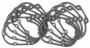TwinPower 043276 - Twin Power 07-17 Big Twin and 06 Dyna Transmission Side Cover Gasket Replaces H-D 38605-06 5 Pk