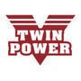 TwinPower 035972 - Twin Power Chrome Brake Fitting Male 3/8-24 Inverted Flare to AN-3 Male Straight