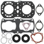 Vertex Pistons 711187 - Vertex Gaskets 96-97 Polaris 440 Indy Complete Gasket Kit w/ Oil Seals