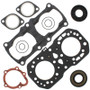 Vertex Pistons 711232 - Vertex Gaskets 98-00 Polaris 500 Classic Complete Gasket Kit w/ Oil Seals