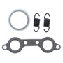 Vertex Pistons 823179 - Vertex Gaskets 03-05 Polaris Sportsman 600 4x4 Exhaust Gasket Kit