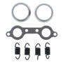 Vertex Pistons 823177 - Vertex Gaskets 2008 Polaris Sportsman X2 700 EFI Exhaust Gasket Kit