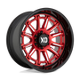 XD Wheels XD86521068918N - Xd865 Phoenix 20X10 Candy Red Milled With Black Lip