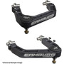 Camburg CAM-310194-GRY - Toyota 22-23 Landcruiser 300 / 22-23 LX600 KINETIK V2 Perf Billet Uniball Upper Arms