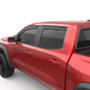 EGR 571485 - 23-24 Chevy Colorado/GMC Canyon Crew Cab In-Channel Window Visors - Set of 4 - Matte ()