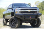 Fab Fours CH05-S1361-1 - Black Steel Front Ranch Bumper