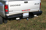 Fab Fours DR94-T1650-1 - Black Steel Ranch Rear Bumper