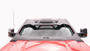 Fab Fours VC3100-B - ViCowl; Uncoated/Paintable; Combines Roof Visor And Cowl; [AWSL];