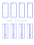 King Engine Bearings MB454AM0.25 - Suzuki G-10 (Size +0.25mm) Main Bearing Set