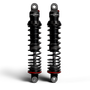 Progressive Suspension 494-1007 - Progressive 93-24 Harley Touring 494 Series Shocks 13.0in Bushing - Black