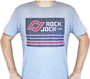 RockJock RJ-711011-S - T-Shirt; w/Distressed Logo; On Front; Gray; Small;