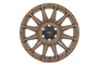 Rough Country 90180906 - 90 Series Wheel - One-Piece - Bronze - 18x9 - 8x180 - 0mm