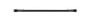Goodridge 30371TB-BK - 71in Universal Brake Line Assembly Black Hose w/Black Zinc Fittings