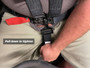 PRP Seats SB5.2S-B - 5.2 Harness with Shoulder Straps Sewn to Lap Blue