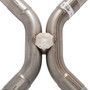 Pypes SGB45V - 1965-70 Chevy Impala  H-Pipe Crossmember Back Exhaust 409 SS Rear Exit Violator Mufflers  Performance Exhaust