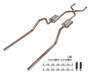 Pypes SGB15T - 1965-70 Chevy Impala  X-Pipe Crossmember Back Exhaust 409 SS Rear Exit Turbo Pro Mufflers  Performance Exhaust