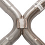 Pypes SGB15T - 1965-70 Chevy Impala  X-Pipe Crossmember Back Exhaust 409 SS Rear Exit Turbo Pro Mufflers  Performance Exhaust