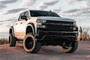 Rough Country A-C12211-GLT - Fender Flares - Defender - GLT Glacier Blue - Chevy Silverado 1500 2WD/4WD (19-24)