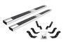 Big Country 3962424876 - Truck Accessories  - 6" WIDESIDER Platinum Side Bars With Mounting Bracket Kit - Polished Stainless Steel
