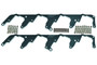 ICT Billet 551575 - LS Billet Coil Brackets for Holley EFI Coil Pack