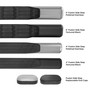 Big Country 104301876 - Truck Accessories  - 4" Fusion Series Side Bars With Mounting Bracket Kit - Polished Stainless Steel