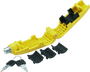 BikeMaster 132255 - Bully Lock Bully Grip Lock - Yellow
