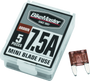 BikeMaster 152443 - 5Piece 7.5A Replacement Mini Blade Fuse