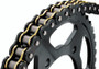 BikeMaster 197389 - 530x150 BMXR X-Ring Chain - Black/Gold