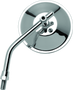 BikeMaster 600800 - 4in Adjustable Round Mirror 10mm - Each - Chrome