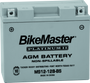 BikeMaster 780762 - AGM Battery - MS12-12B-BS