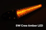 Cali Raised LED CR2316 - 42 Inch Slim Single Row Straight LED Light Bar 20,000 Lumens Amber