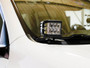 Cali Raised LED CR2807 - 10-21 Lexus GX 460 Low Profile LED Ditch Light Brackets Kit (2) 3X2 18W Amber LED Pods Ditch Lights Switch Blue Backlight Small