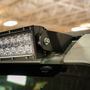 Cali Raised LED CR4022 - Roof Light Bar Mounting Kit Fits 21-Present Ford Bronco Raptor - 5D Optic Osram 42 Inch Dual Row Curved Bar (Spot Beam)