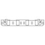 Cometic C15649-060 - Ford Windsor .060in Fiber Intake Mani Gskt Set-1.400in x 2.250in Rectangle Port
