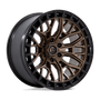 Fuel Wheels FC869ZB17905012N - Fc869 Sigma 17X9 Matte Bronze W/ Matte Black Lip