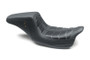 Mustang Motorcycle 75239GM - Mustang 08-21 HD Electra Glide,Rd Glide,Rd King,St Glide Squareback 1PC Seat - Black w/Gry Stitching