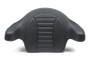 Mustang Motorcycle 79014SB - Mustang 93-13 HD FL Touring Extended Arm Wrap-Around Backrest Deluxe - Black w/Blue Stitching