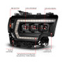 Anzo 111601X-R - 19-24 RAM 2500/3500 Z-Series Full LED Proj Headlights DRL/Init/SeqSig - Pass. Side ONLY