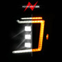 Anzo 111635X-L - 15-20 GMC Yukon (Incl XL - Factory Halogen Models) Full LED Proj Headlights Black - Driver Side
