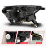 Anzo 111632A - 19-23 Ford Ranger (Factory Halogen Model) Full LED Proj Headlights Init/DRL/SeqSig Black - Pair